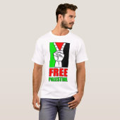 T-shirt Palestine libre (Devant entier)