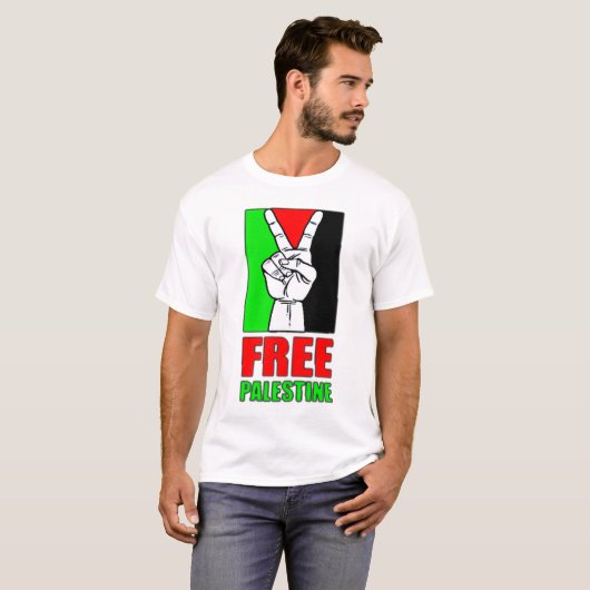 T-shirt Palestine libre (Devant entier)