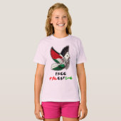 T-shirt Palestine libre (Devant entier)