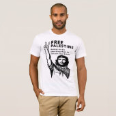 T-SHIRT PALESTINE LIBRE (Devant entier)