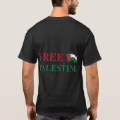 T-shirt palestine libre (Dos)