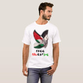T-shirt Palestine libre (Devant entier)