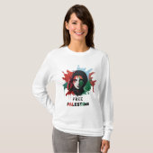 T-shirt palestine libre (Devant entier)