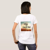 T-shirt Palestine libre (Dos entier)