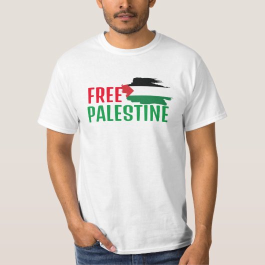 T-SHIRT PALESTINE LIBRE (Devant)