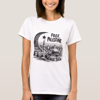 T-shirt Palestine libre de l'aqsa