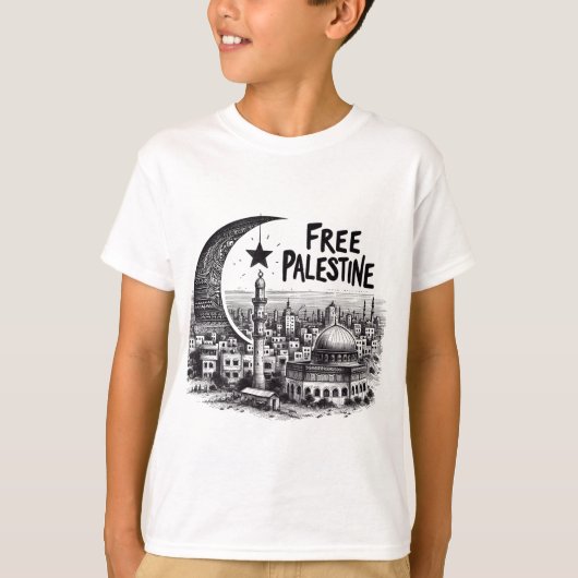 T-shirt Palestine libre de l'aqsa (Devant)