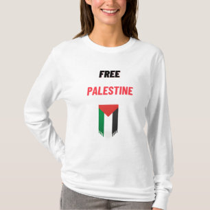 T-SHIRT PALESTINE LIBRE : TOUTES LES VIES SONT ÉGALES :