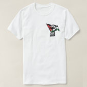 T-shirt Palestine Solidarité Premier drapeau Tee (Design devant)