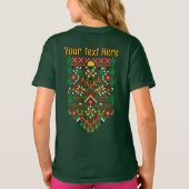 T-shirt Palestine Tatreez Broderie traditionnelle (Dos)