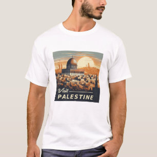 T-shirt Palestine - Visite Palestine - Dôme du Rocher