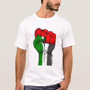 T-shirt palestinien de poing de Carlos Latuff