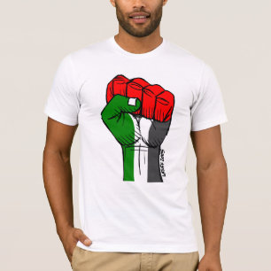 T-shirt palestinien de poing de Carlos Latuff