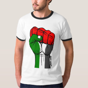 T-shirt palestinien de poing de Carlos Latuff