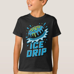 T-shirt Palet de hockey sur glace pour enfants Graphique d