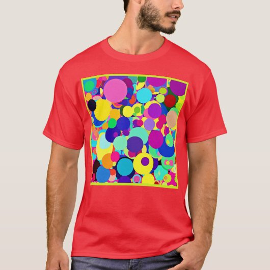 T-shirt Palette Abstraite animée (Devant)
