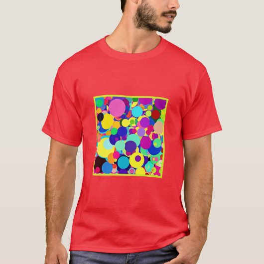 T-shirt Palette Abstraite animée (Devant)
