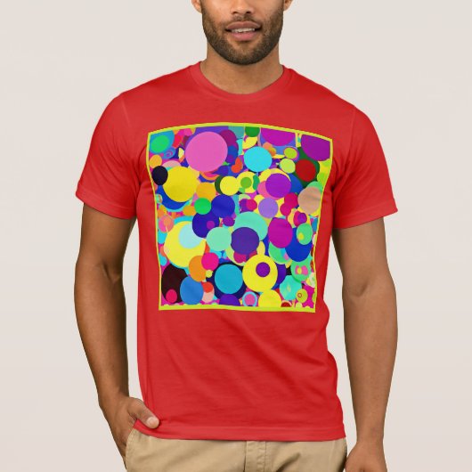 T-shirt Palette Abstraite animée (Devant)