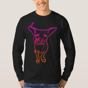 T-shirt Palette Ay Chihuahua Pink Ombre