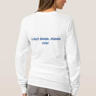 T-shirt Palette Cosmique : Symphonie Planétaire