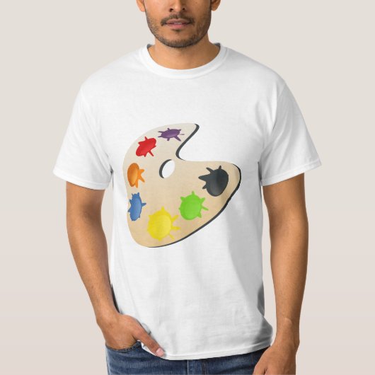 T-shirt palette de couleurs (Devant)