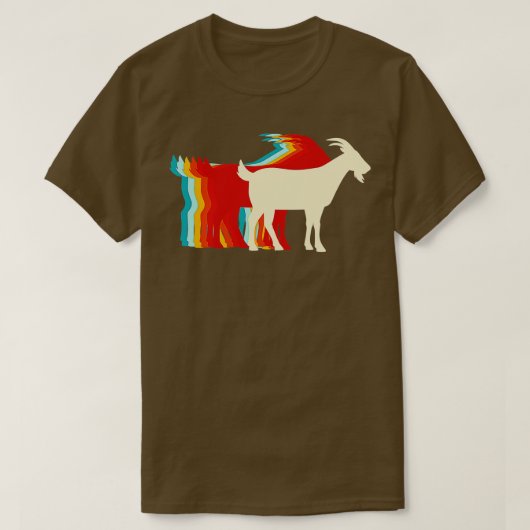 T-shirt Palette de couleurs Billy Goat Retro (Design devant)