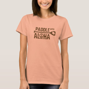 T-shirt Palette de Wahine avec Aloha la pièce en t de