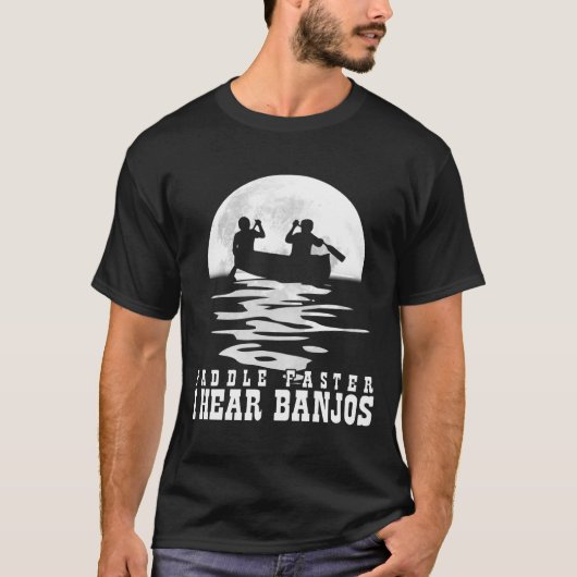 T-shirt palette plus rapidement j'entends des banjos (Devant)