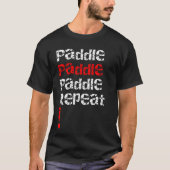 T-shirt Palette... Répéter - Stand up paddboard design (Devant)