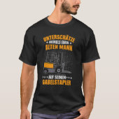 T-shirt Pallet Forklift Warecoleman Logisticien Dit 6 (Devant)