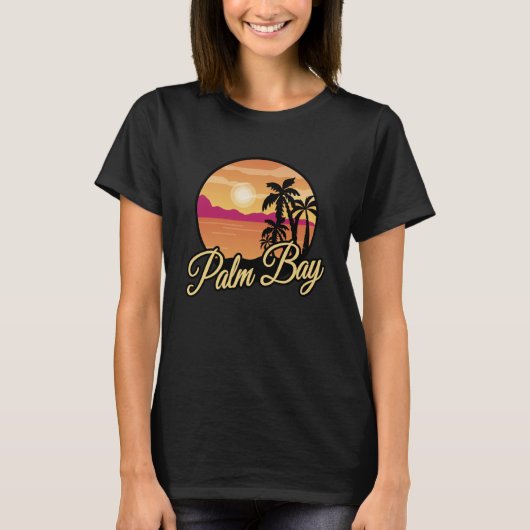 T-shirt Palm Bay Floride Souvenir Floride Vacances (Devant)