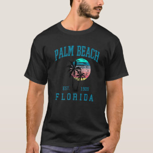 T-shirt Palm Beach Floride Spring Break 2022 Beach Palm Tr
