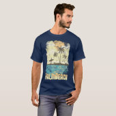 T-Shirt Palm Beach pour hommes (Devant entier)
