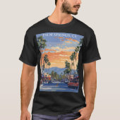 T-SHIRT PALM CANYON DRIVE-PALM SPRINGS CA (Devant)