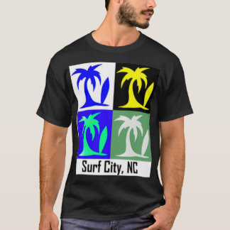 T-shirt Palm et Surf Surf City NC