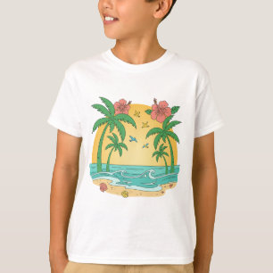 T-shirt Palm Paradise Tropical Beach Boys