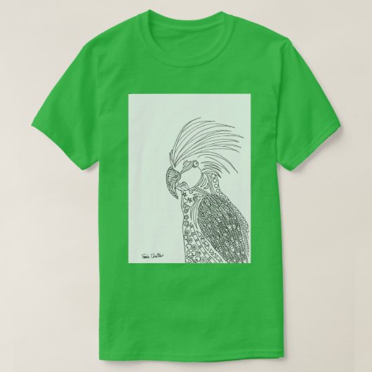T-shirt Palm Parrot (Design devant)