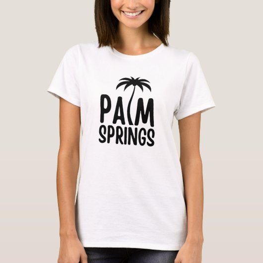 T-shirt Palm Springs (Devant)