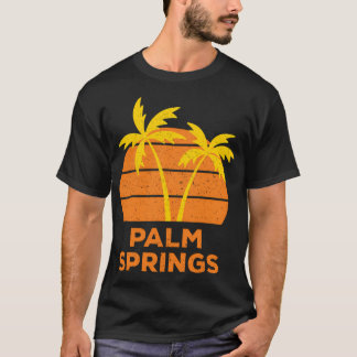 T-shirt Palm Springs Retro