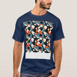 T-shirt Palm Stones Motif Beach Grès de galets