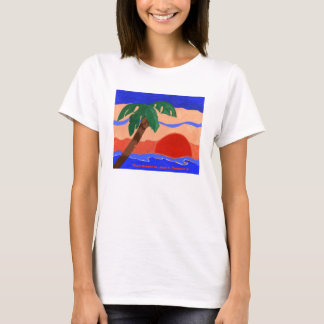 T-shirt Palm Sunset