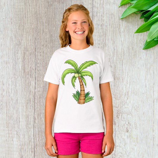 T-shirt Palm Tree Beach Tropical et Ile Vibes