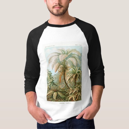 T-shirt Palm Tree Ernst Haeckel (Devant)