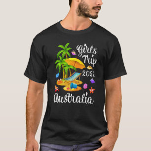 T-shirt Palm Tree été vacances filles voyage 2022 Australi