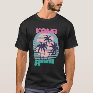 T-shirt Palm tree Hawaii Kona Plage de vacances Océan