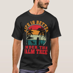 T-shirt Palm Tree Summer Vacances Summervibes Beachlife