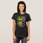 T-shirt Palm Tree Summer Vacation Girls Trip 2022 Oregon B (Devant entier)