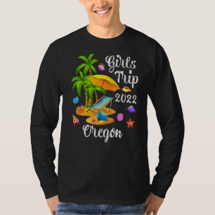 T-shirt Palm Tree Summer Vacation Girls Trip 2022 Oregon B