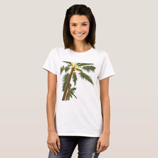 T-shirt Palm Tree Tropical (Devant entier)