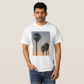 T-shirt Palm Trees At Sunset (Devant entier)